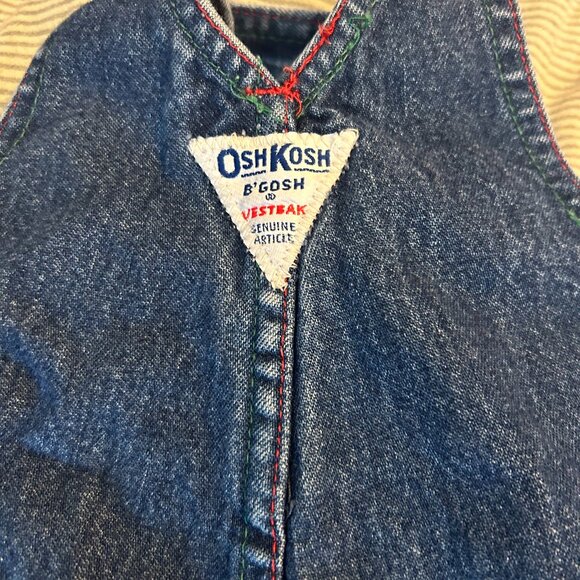 🧵 Vintage OshKosh B’gosh Overalls – Likely Size 4–5T 🧵 - Picture 4 of 7